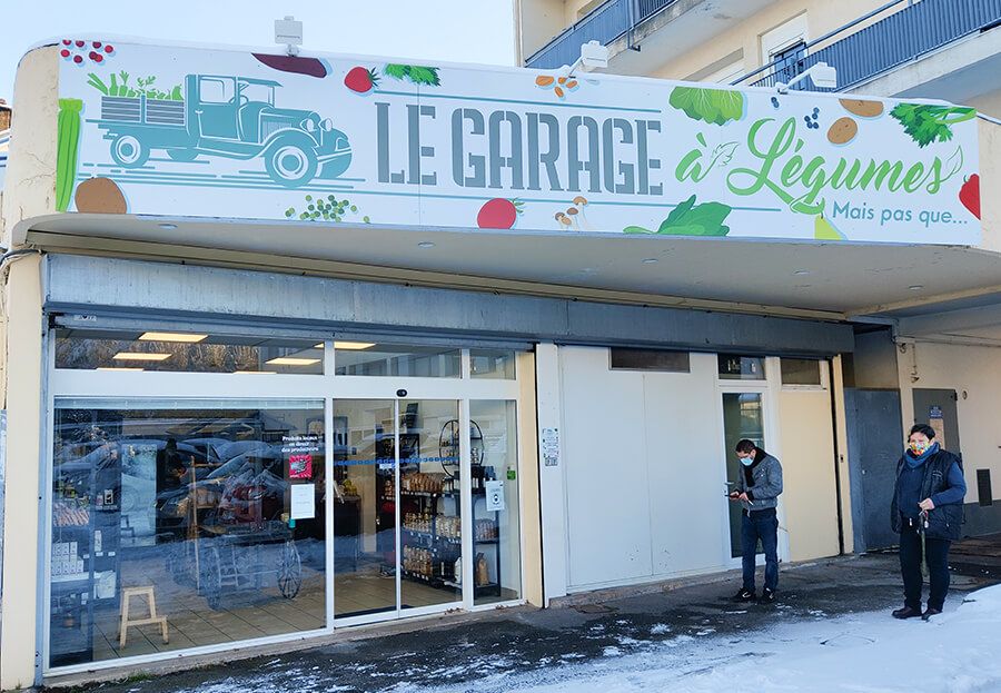 Installation caisse enregistreuse épicerie le Garage à Légumes