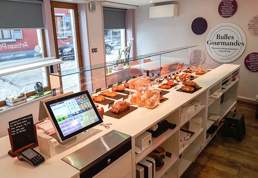 Installation caisse enregistreuse boulangerie Bulles Gourmandes Installation caisse enregistreuse boulangerie Bulles Gourmandes