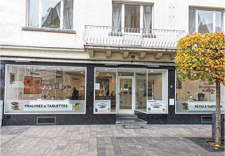 Installation caisse enregistreuse chocolaterie Palais des Gourmets