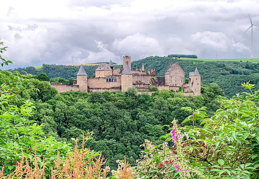 Installation caisse enregistreuse chateau de Bourscheid