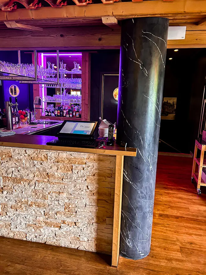 Installation caisse enregistreuse restaurant Va Sano
