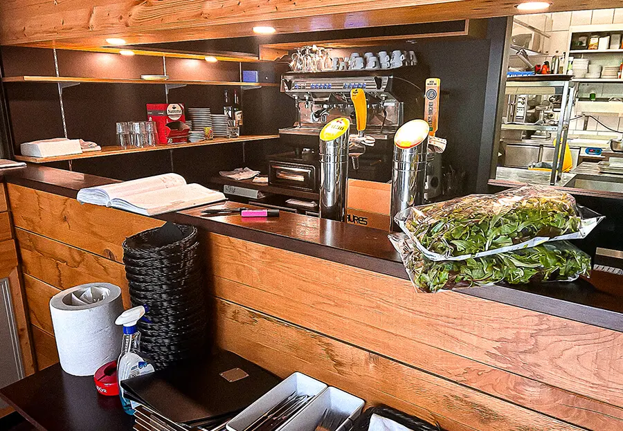 Installation caisse enregistreuse et Crisqalid Box restaurant D'Brutzel Scheff