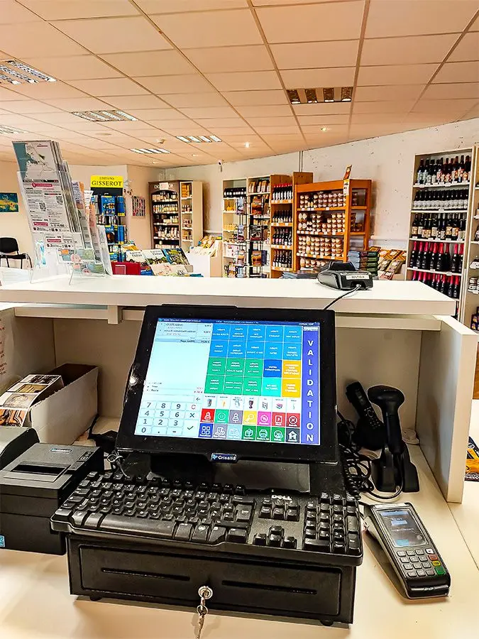 Installation caisse enregistreuse Kaf Lokal