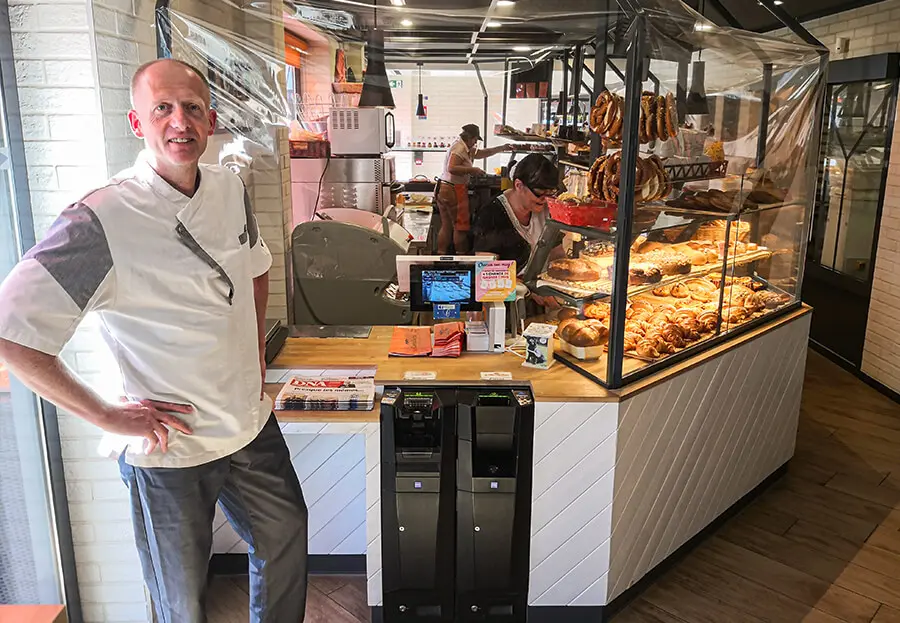 Installation caisse enregistreuse épicerie Caprice Gourmand